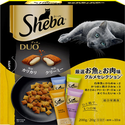 Mars Japan Limited Sheba Duo Selected Fish and Meat Gourmet Selection 200g