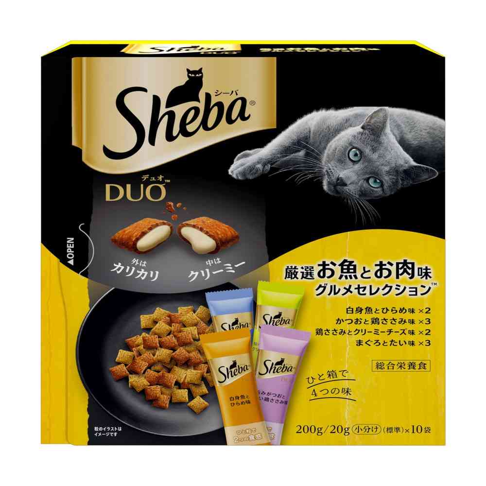 Mars Japan Limited Sheba Duo Selected Fish and Meat Gourmet Selection 200g