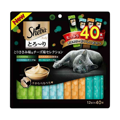 Mars Japan Limited Sheba Melty Chicken Breast Flavor & Cheese Flavor Selection 12g x 40 Sticks