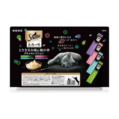Mars Japan Sheba Creamy Melty Chicken Breast & Seafood Gourmet Selection 12g x 60 Sticks
