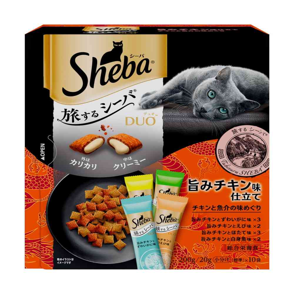 Mars Japan Limited Sheba Duo Traveling Sheba Savory Chicken Flavor 200g