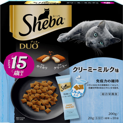 Mars Japan Limited Sheba Duo 15 Years and Older Creamy Milk Flavor 200g