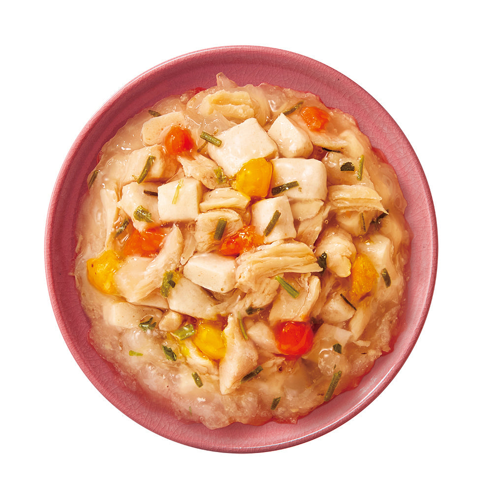 Mars Japan Limited Caesar Natural Recipe Free-Range Chicken Steamed Chicken Breast & Farm Vegetables 60g x 4 Bags