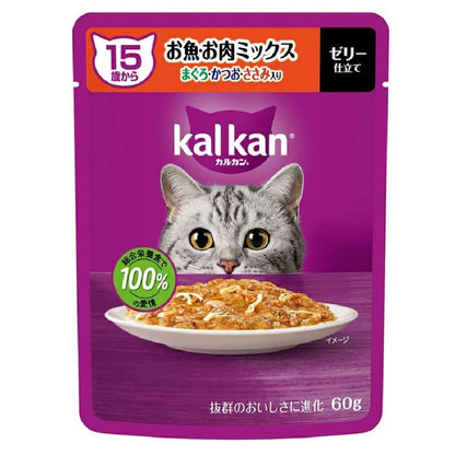 Mars Kalkan Pouch Tuna & Chicken for Cats 15 Years and Older 60g