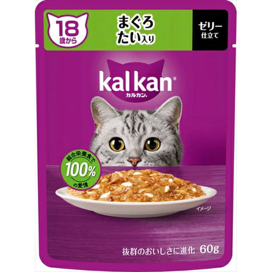 Mars Calcan Pouch Tuna for Cats 18 Years and Older 60g