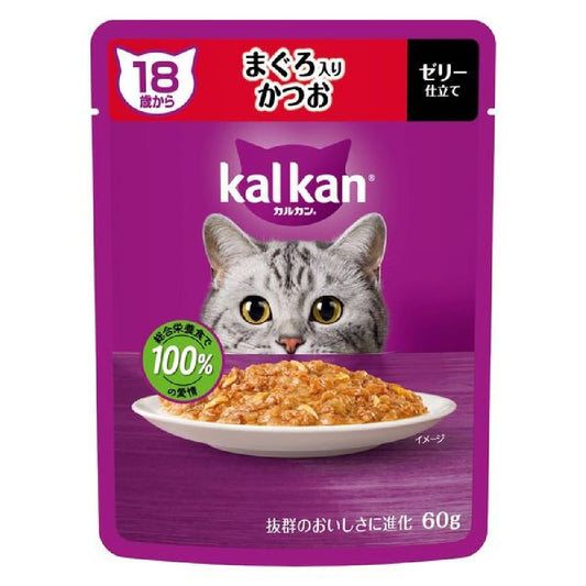 Mars Calcan Pouch Tuna and Bonito for Cats 18 Years and Older 60g