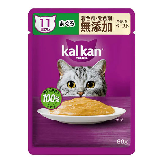 Mars Kalkan Pouch Soft Paste Tuna for Cats 11 Years and Older 60g