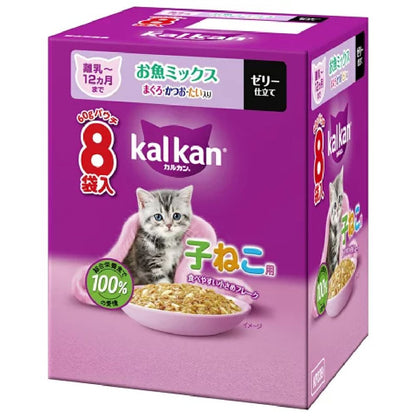 Mars Churu Pouch for Kittens Up to 12 Months Fish Mix Tuna & Bonito 60g x 8