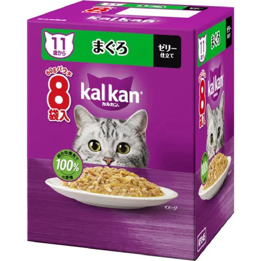 Mars Whiskas Pouch 11+ Tuna 60g x 8