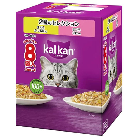 Mars Whiskas Pouch Selection Tuna & Bonito 60g x 8
