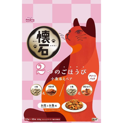 Petline Kaiseki Two Treats with Small Fish Pair 650g