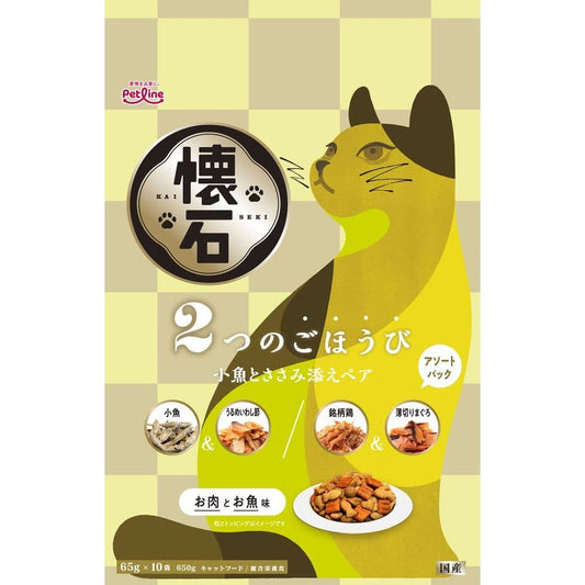 Petline Kaiseki 2 Rewards Small Fish with Chicken Pair 650g