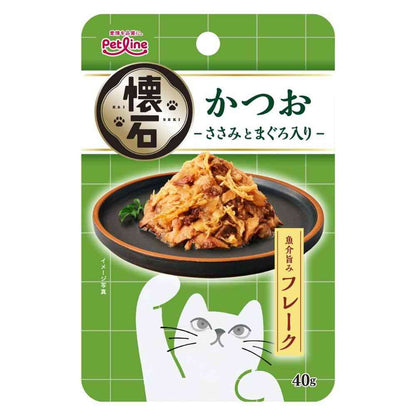Kaisei Retort Flakes with Bonito, Chicken Breast, and Tuna 40g