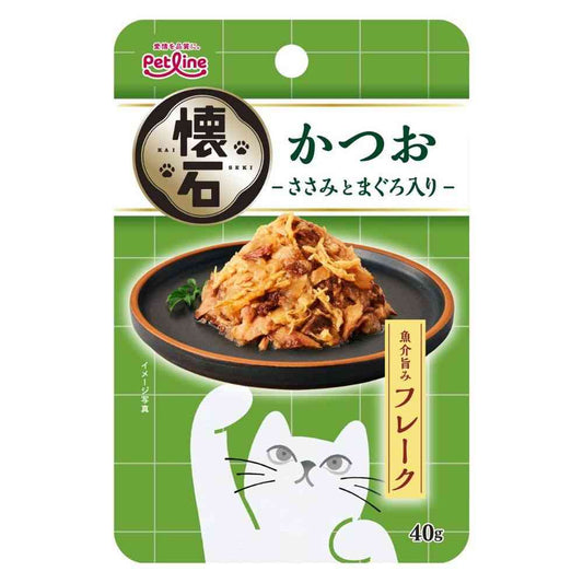 Kaisei Retort Flakes with Bonito, Chicken Breast, and Tuna 40g