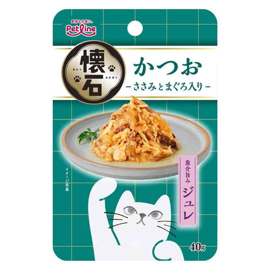 Kaisei Retort Jelly with Bonito, Chicken Breast, and Tuna 40g