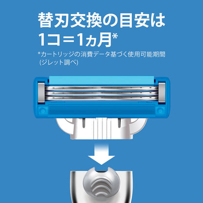 P&G Gillette Mach3 Turbo Razor with 1 Replacement Blade