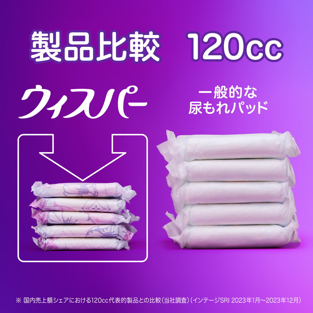 Whisper Ultra Thin Absorbent Long Lasting (85cc) 16 Pieces
