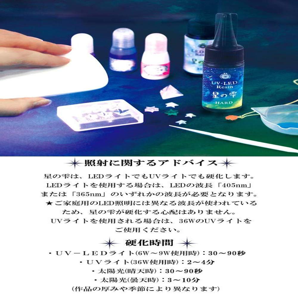 PADICO UV-LED Resin Star Drop Hard Type Refill 200g