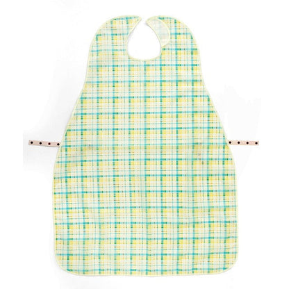 Pigeon Habinurse Meal Apron for Wheelchair and Dining Chairs Check Pattern
