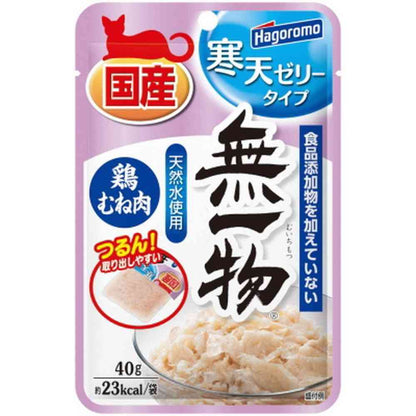 Hagoromo Foods Muichibutsu Pouch Agar Jelly Type Chicken Breast 40g