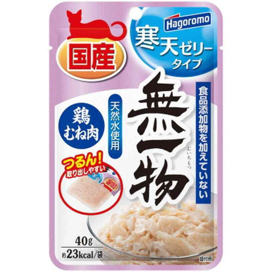 Hagoromo Foods Muichibutsu Pouch Agar Jelly Type Chicken Breast 40g