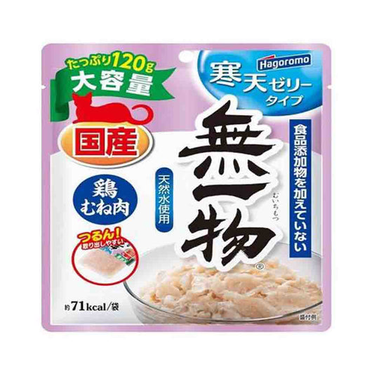 Hagoromo Foods Muichibutsu Pouch Agar Jelly Chicken Breast 120g