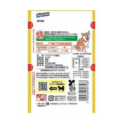 Hagoromo Foods Dog Muichibutsu Pouch Bonito 60g