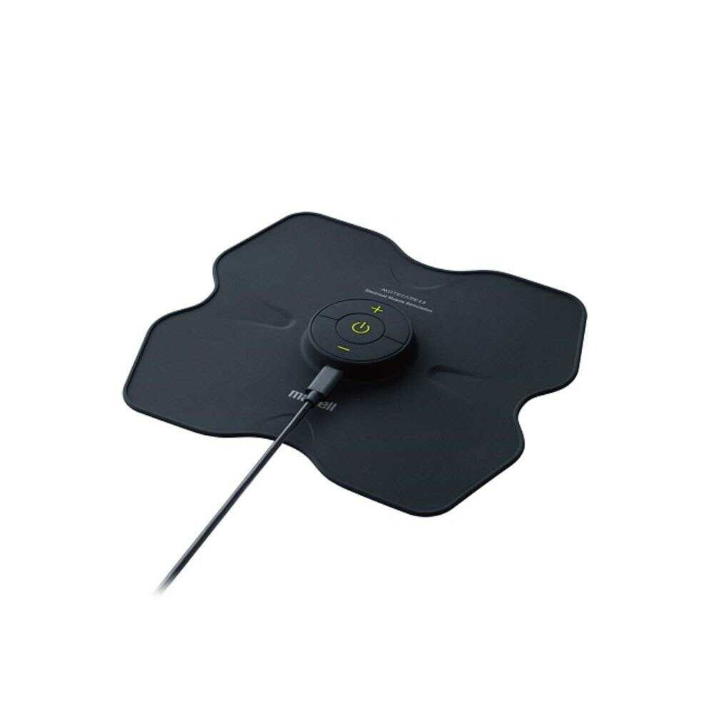Maxell EMS Exercise Device ACTIVEPAD Mote Care 4-Pole Type Silicone Material Black MXES-R410S
