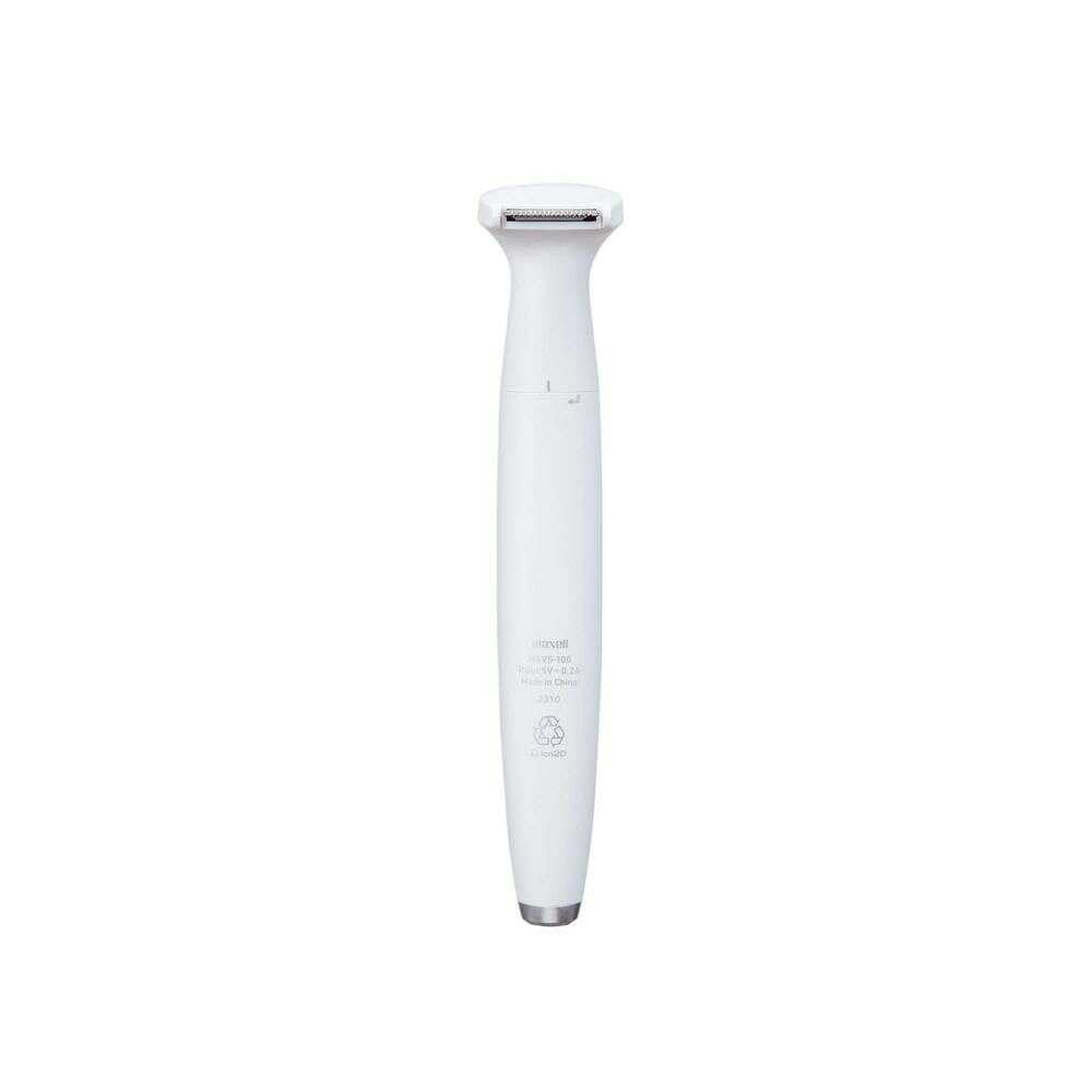 Maxell VIO Line Shaver - USB Rechargeable with Skin Guard Comb - White MXVS-100