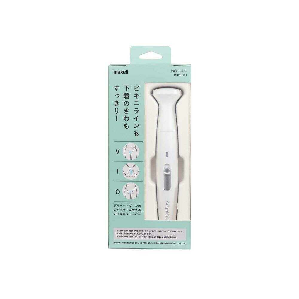 Maxell VIO Line Shaver - USB Rechargeable with Skin Guard Comb - White MXVS-100