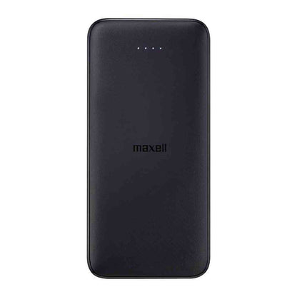 Maxell USB Type-C Compatible Mobile Battery 10000mAh Slim Compact Black MPC-CE10000 BK