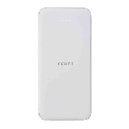 Maxell USB Type-C Compatible Mobile Battery 10000mAh Slim Compact White MPC-CE10000 WH