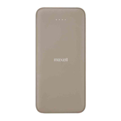 Maxell USB Type-C Compatible Mobile Battery 10000mAh Slim Compact Beige MPC-CE10000 BE