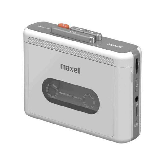 Maxell Bluetooth Compatible Portable Cassette Player White MXCP-P100WH