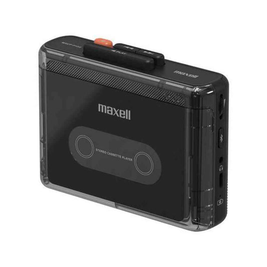 Maxell Bluetooth Compatible Portable Cassette Player Black MXCP-P100BK