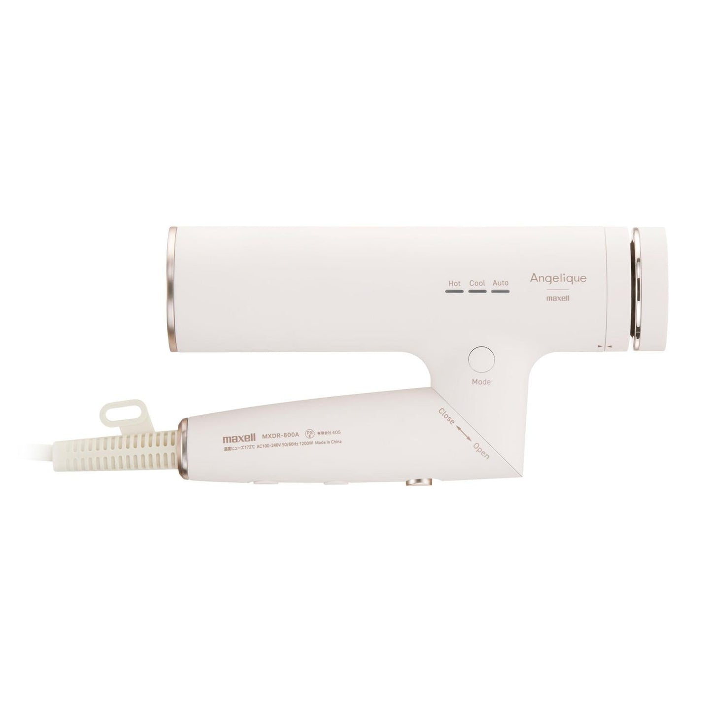 Maxell Plasma Ion Hair Dryer Angelique MXDR-800A-WH White