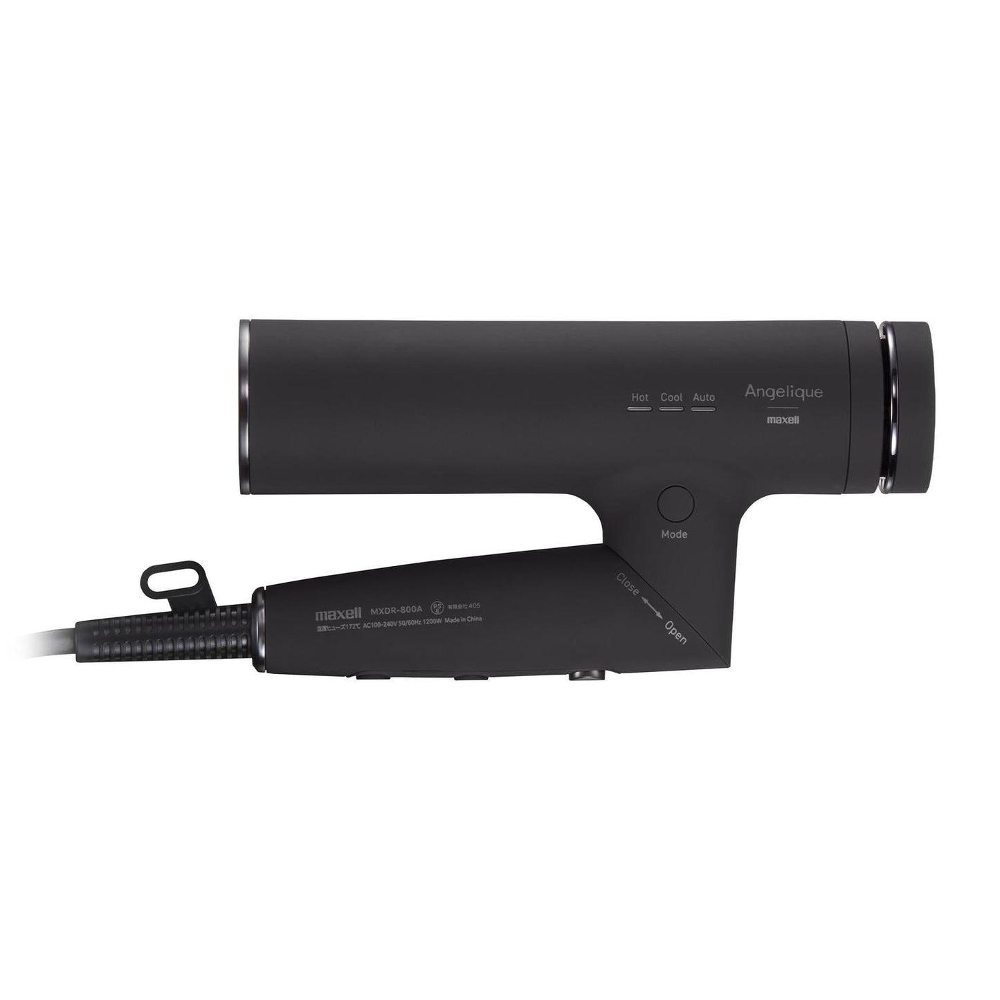Maxell Plasma Ion Hair Dryer Angelique MXDR-800A-BK Black