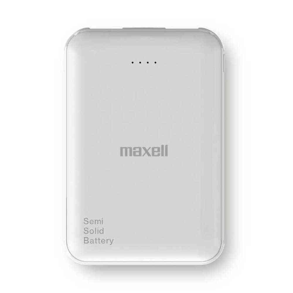 Maxell Mobile Battery Semi-Solid Battery 5000mAh White MPC-CSSB5000