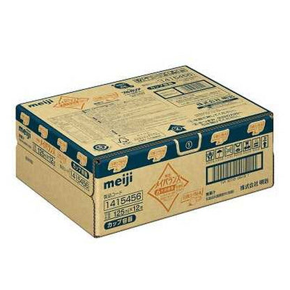 Meiji Meibalance Mini Cup White Peach Yogurt Flavor 125ml x 12 Bottles