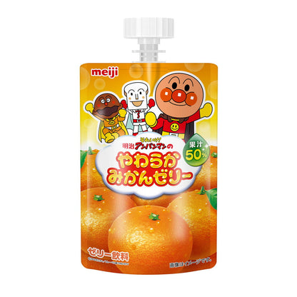 Meiji Let's Go! Anpanman Soft Mandarin Jelly 100g