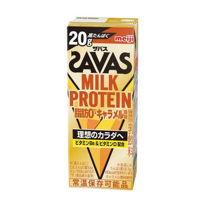 Meiji SAVAS MILK PROTEIN Fat-Free Caramel Flavor 200ml