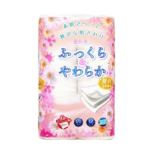 Marutomi Paper Soft & Gentle Triple 12 Rolls