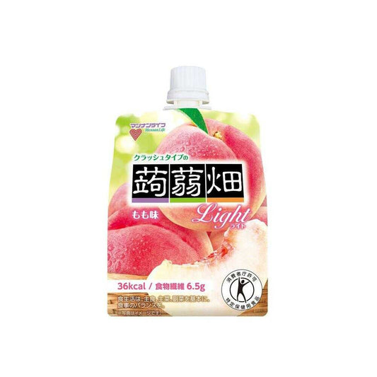 Mannans Life Crush Type Konjac Jelly Light Peach Flavor 1 Bag