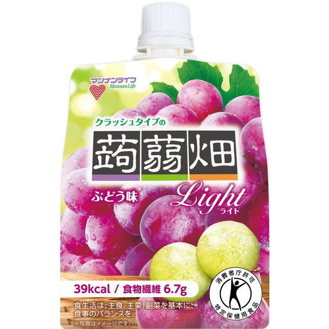 Mannans Life Crush Type Konjac Jelly Light Grape 150g