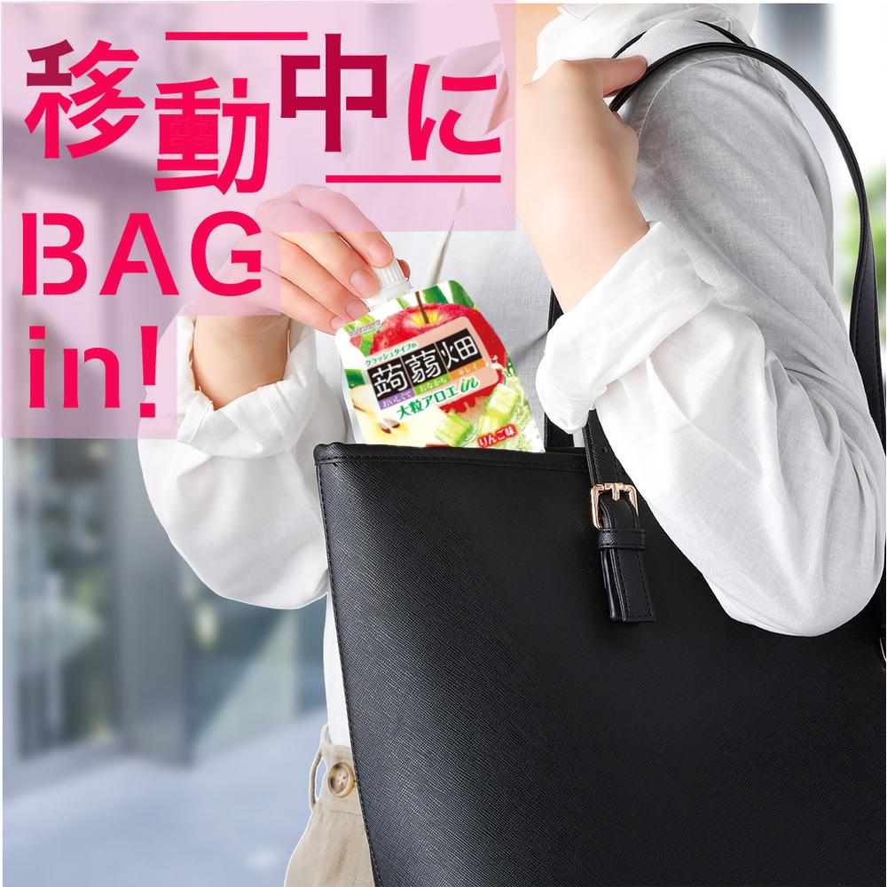 Large Aloe in Crushed Konjac Pouch Apple Flavor 150g