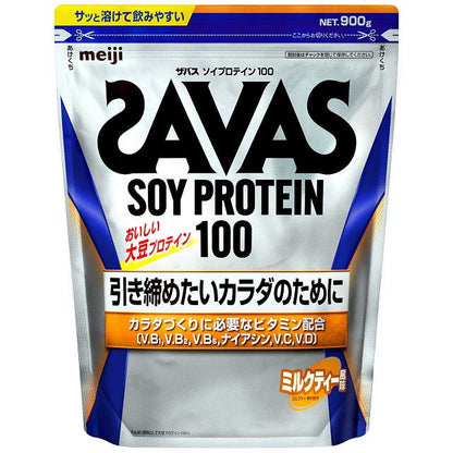 SAVAS Soy Protein 100 Milk Tea Flavor 900g