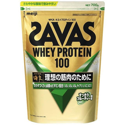 Meiji SAVAS Whey Protein Refreshing Fruity Flavor 700g