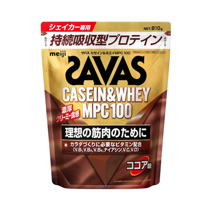Meiji Savas Casein & Whey MPC100 Cocoa Flavor 810g