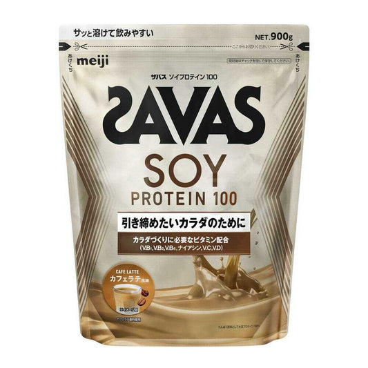 Meiji SAVAS Soy Protein 100 Cafe Latte Flavor 900g