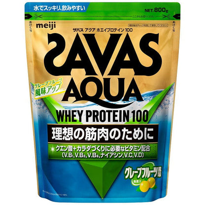 SAVAS Aqua Whey Protein 100 Grapefruit Flavor 40 Servings 800g